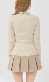 モデル：158cm（着用サイズ：FREE　着用カラー：BEG）