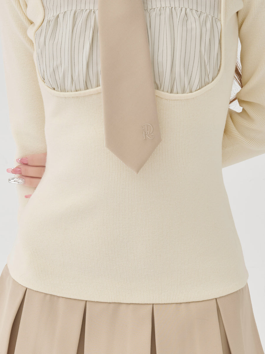 モデル：158cm（着用サイズ：FREE　着用カラー：BEG）