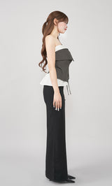 モデル：158cm（着用サイズ：FREE　着用カラー：GRY）