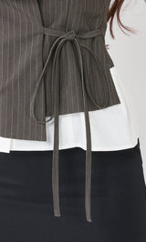 モデル：158cm（着用サイズ：FREE　着用カラー：GRY）