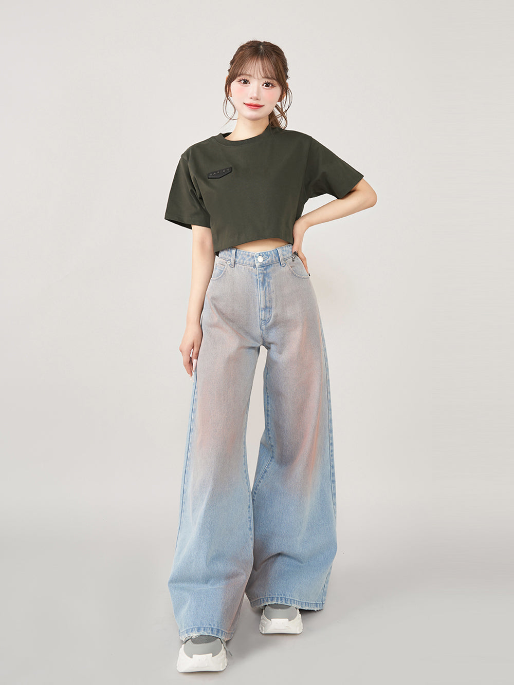 ミッドライズデニムパンツ