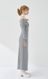 モデル：158cm（着用サイズ：FREE　着用カラー：GRY）