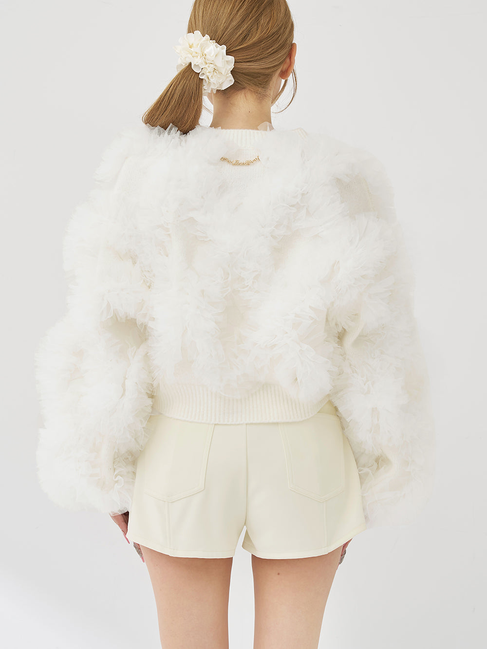 モデル：158cm（着用サイズ：FREE　着用カラー：WHT）