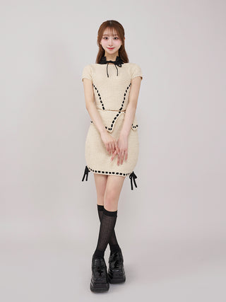 モデル：157cm（着用サイズ：FREE　着用カラー：IVO）