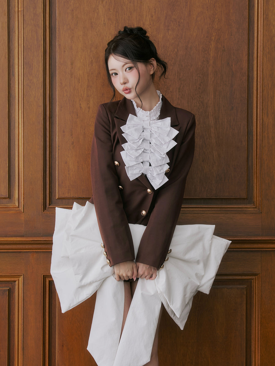 モデル：164cm（着用サイズ：FREE　着用カラー：WHT）