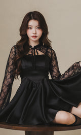 モデル：164cm（着用サイズ：FREE　着用カラー：BLK）