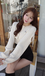 モデル：156cm（着用サイズ：FREE　着用カラー：IVO）