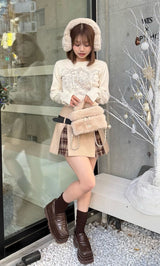 モデル：154cm（着用サイズ：FREE　着用カラー：IVO）