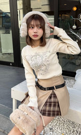 モデル：154cm（着用サイズ：FREE　着用カラー：IVO）