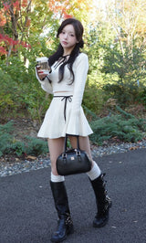 モデル：158cm（着用サイズ：FREE　着用カラー：IVO）