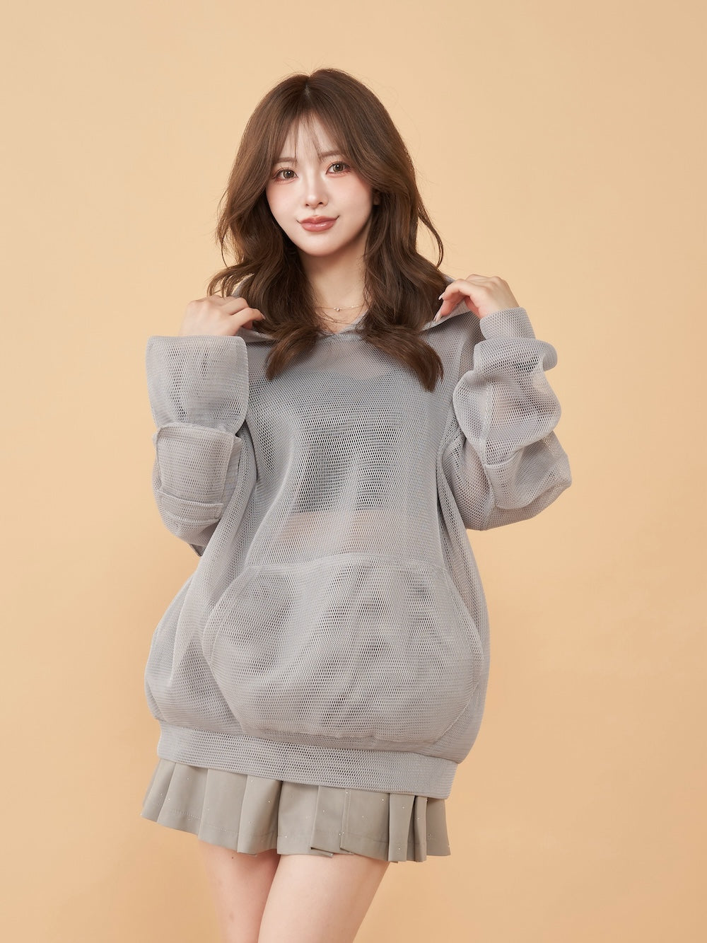 メッシュフーディー - gry