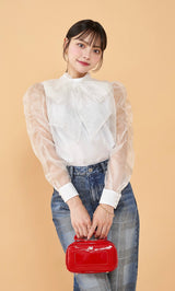 モデル：163cm（着用サイズ：FREE　着用カラー：WHT）