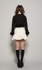 モデル：158cm（着用サイズ：FREE　着用カラー：BLK）