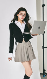 モデル：160cm（着用サイズ：S　着用カラー：GRY）