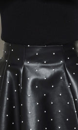 モデル：163cm（着用サイズ：S　着用カラー：BLK）