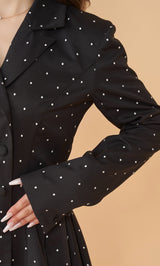 モデル：158cm（着用サイズ：FREE　着用カラー：DOT）