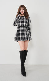 モデル：158cm（着用サイズ：FREE　着用カラー：BLK）