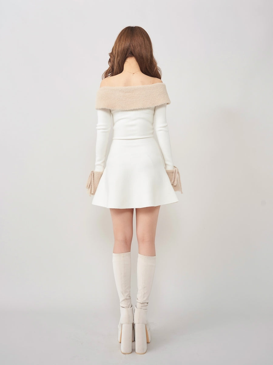 モデル：158cm（着用サイズ：FREE　着用カラー：BEG）