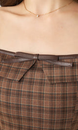 モデル：158cm（着用サイズ：FREE　着用カラー：BRN）