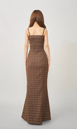 モデル：158cm（着用サイズ：FREE　着用カラー：BRN）