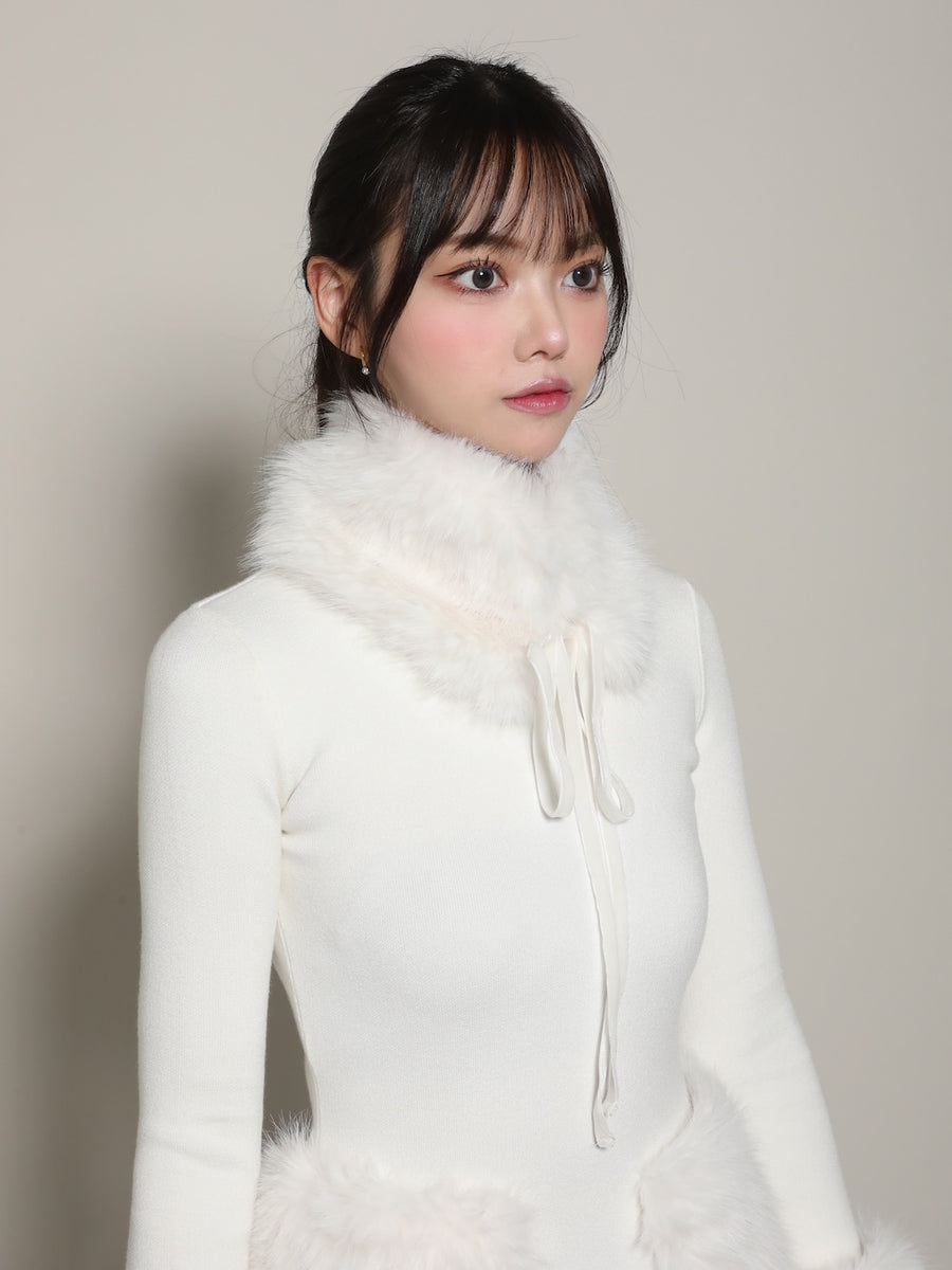 モデル：163cm（着用サイズ：FREE　着用カラー：WHT）