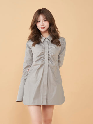モデル：158cm（着用サイズ：FREE　着用カラー：GRY）