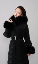 モデル：158cm（着用サイズ：S　着用カラー：BLK）