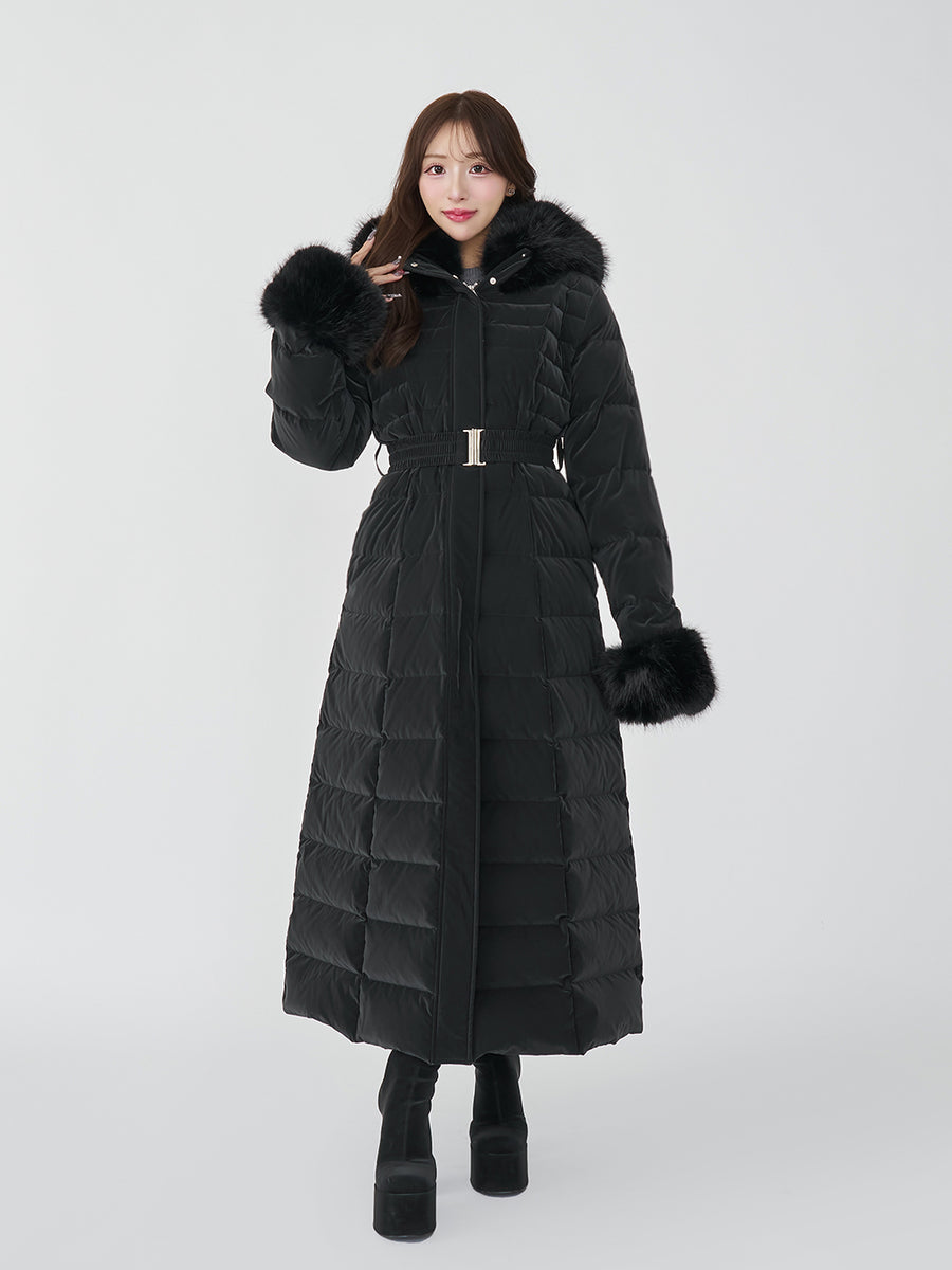 モデル：156cm（着用サイズ：S　着用カラー：BLK）
