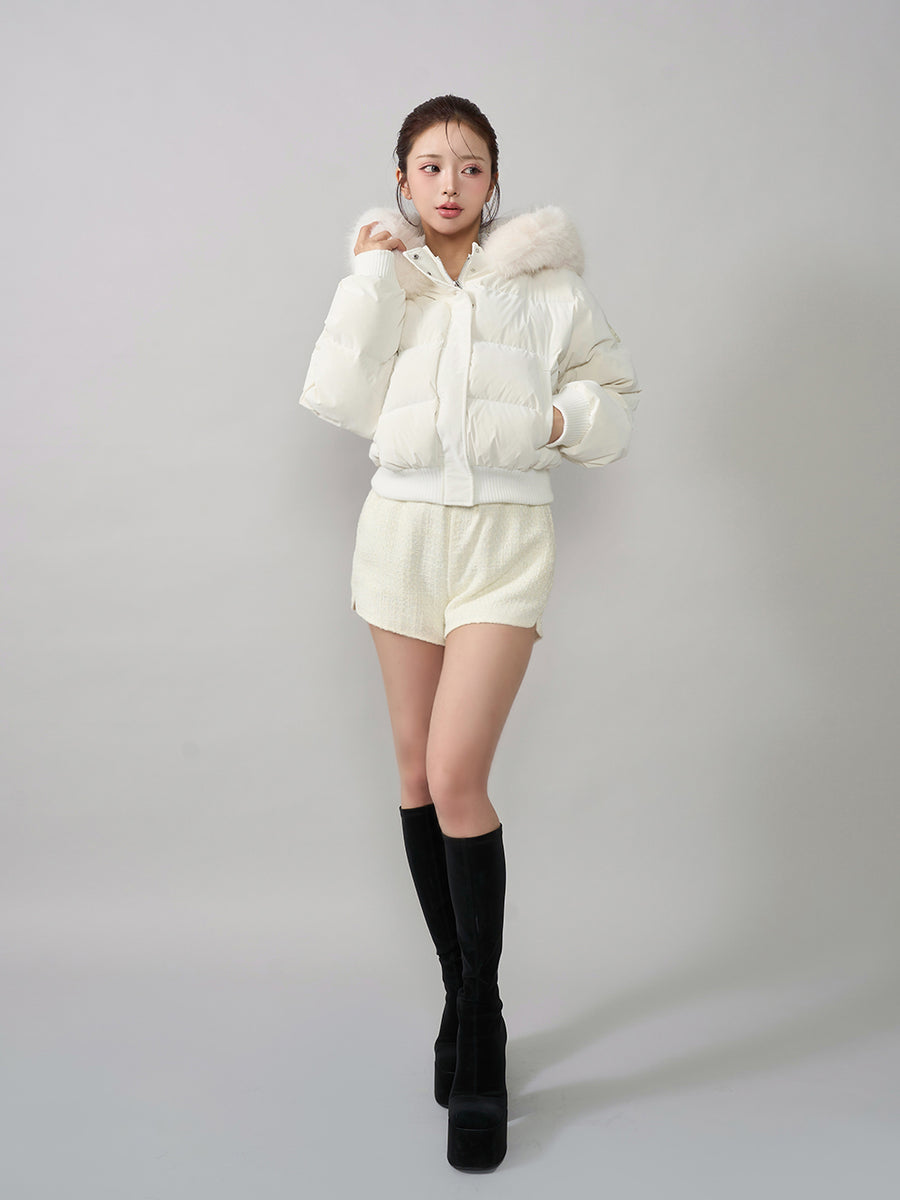 モデル：158cm（着用サイズ：FREE　着用カラー：WHT）