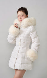 モデル：158cm（着用サイズ：S　着用カラー：WHT）