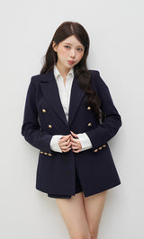モデル：164cm（着用サイズ：FREE　着用カラー：NVY）