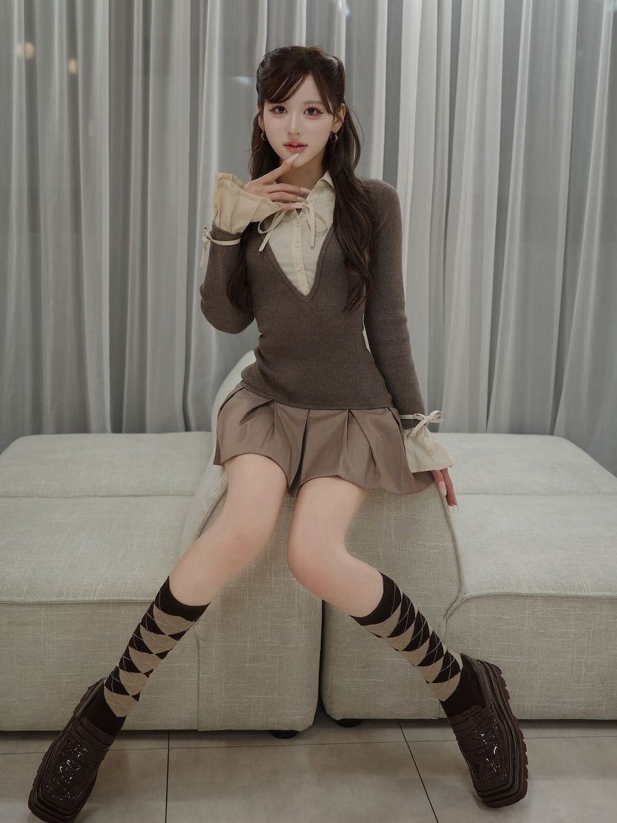 モデル：165cm（着用サイズ：FREE　着用カラー：MOC）