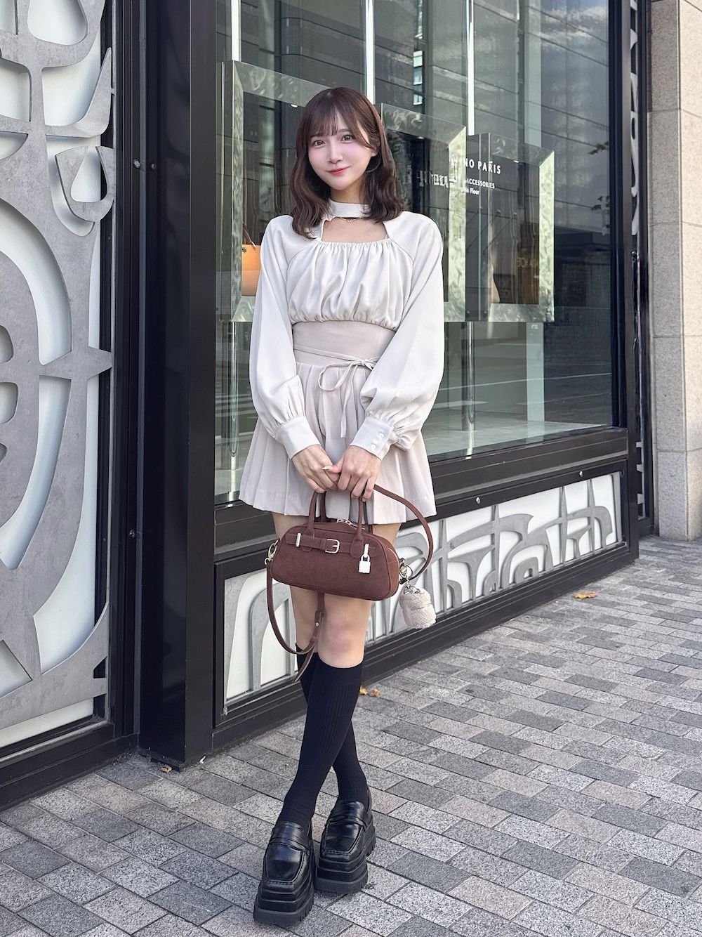 darich ドッキングコルセットプリーツミニワンピース ドッキングコルセットプリーツミニワンピース – Darich