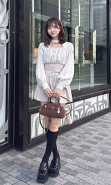 モデル：162cm（着用サイズ：FREE　着用カラー：IVO）