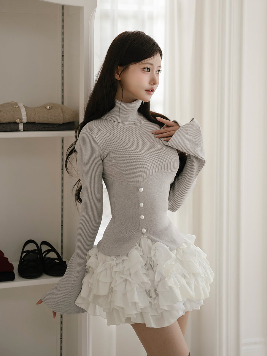 モデル：164cm（着用サイズ：FREE　着用カラー：WHT）