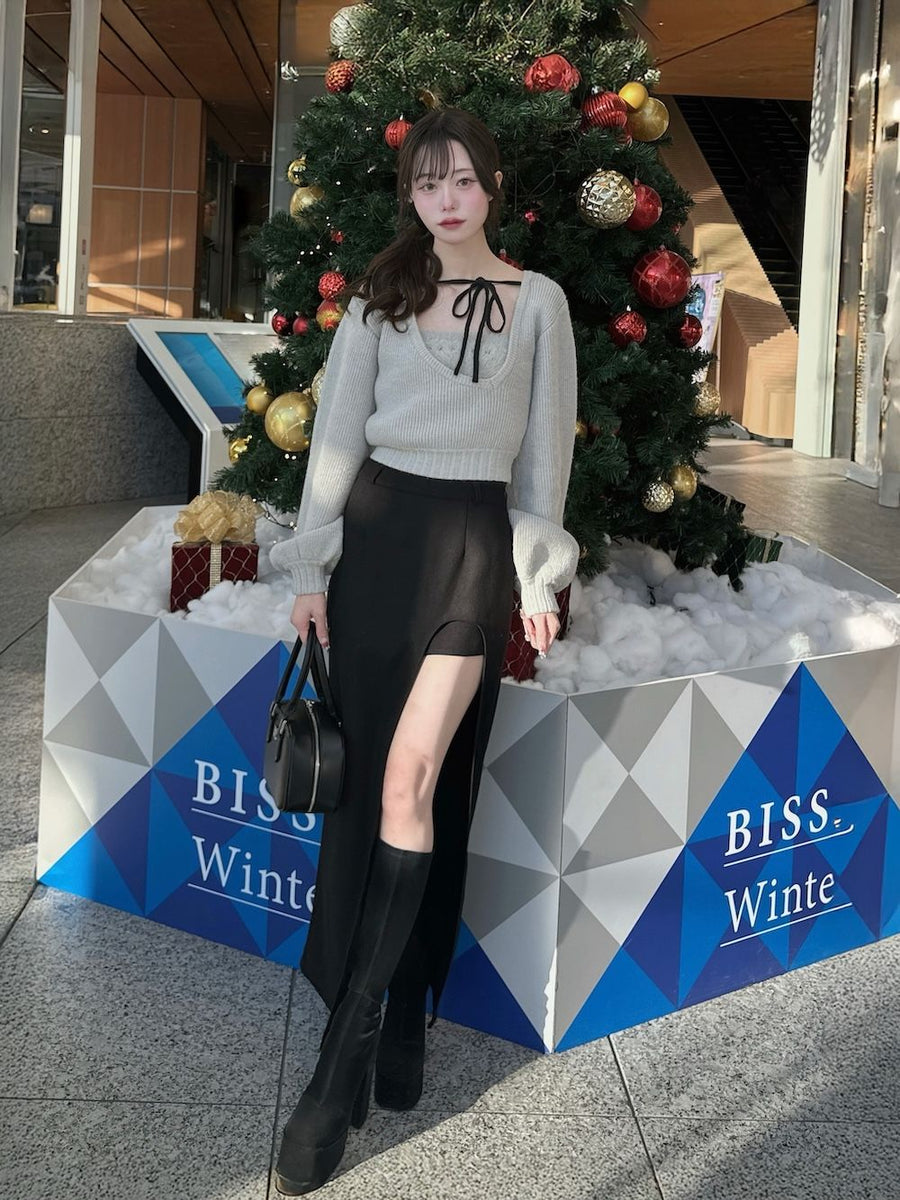 モデル：161cm（着用サイズ：FREE　着用カラー：GRY）