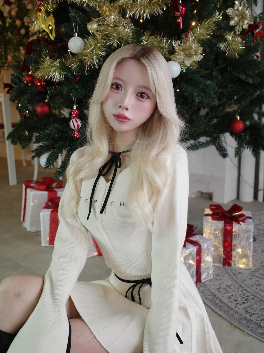 モデル：155cm（着用サイズ：FREE　着用カラー：IVO）