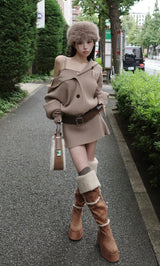 モデル：160cm（着用サイズ：FREE　着用カラー：MOC）