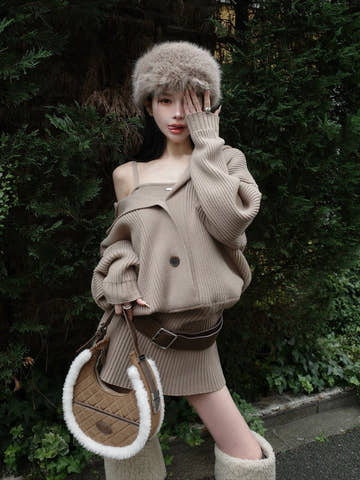 モデル：160cm（着用サイズ：FREE　着用カラー：MOC）