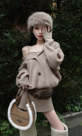 モデル：160cm（着用サイズ：FREE　着用カラー：MOC）