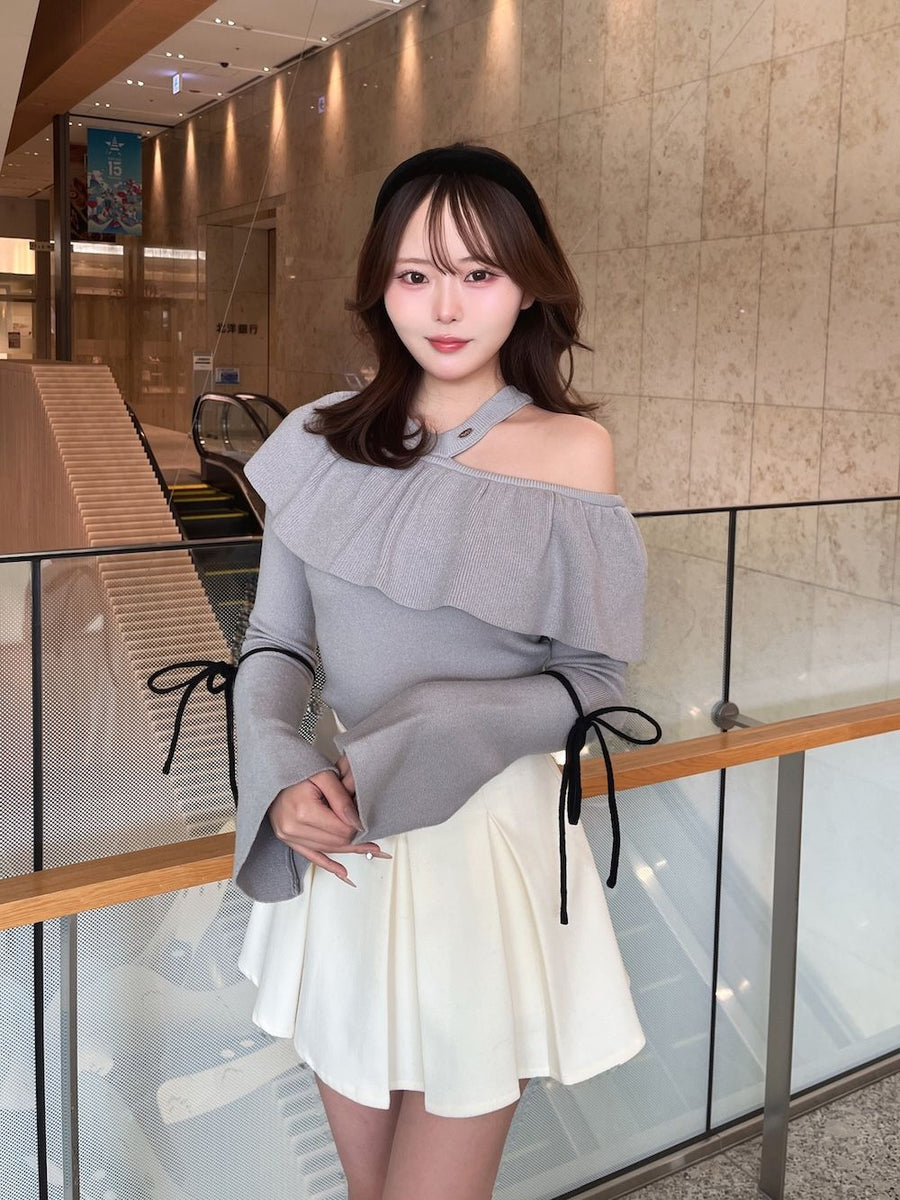 モデル：162cm（着用サイズ：FREE　着用カラー：GRY）