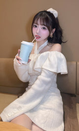 モデル：158cm（着用サイズ：FREE　着用カラー：IVO）