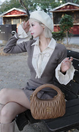 モデル：155cm（着用サイズ：FREE　着用カラー：MOC）