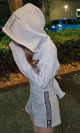 モデル：158cm（着用サイズ：FREE　着用カラー：GRY）