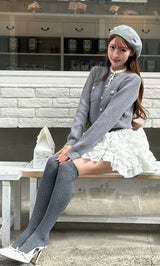 モデル：161cm（着用サイズ：FREE　着用カラー：WHT）