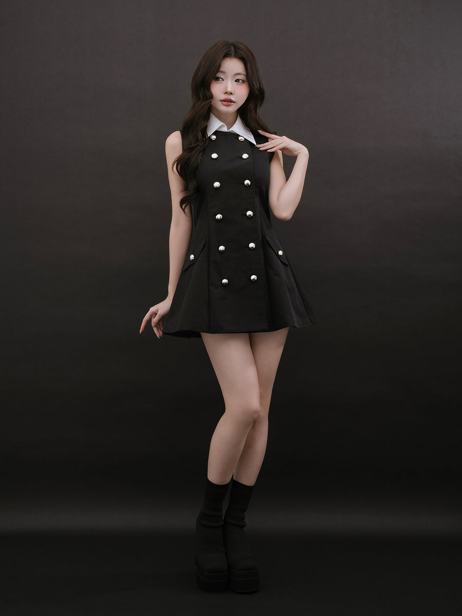 モデル：164cm（着用サイズ：FREE　着用カラー：BLK）