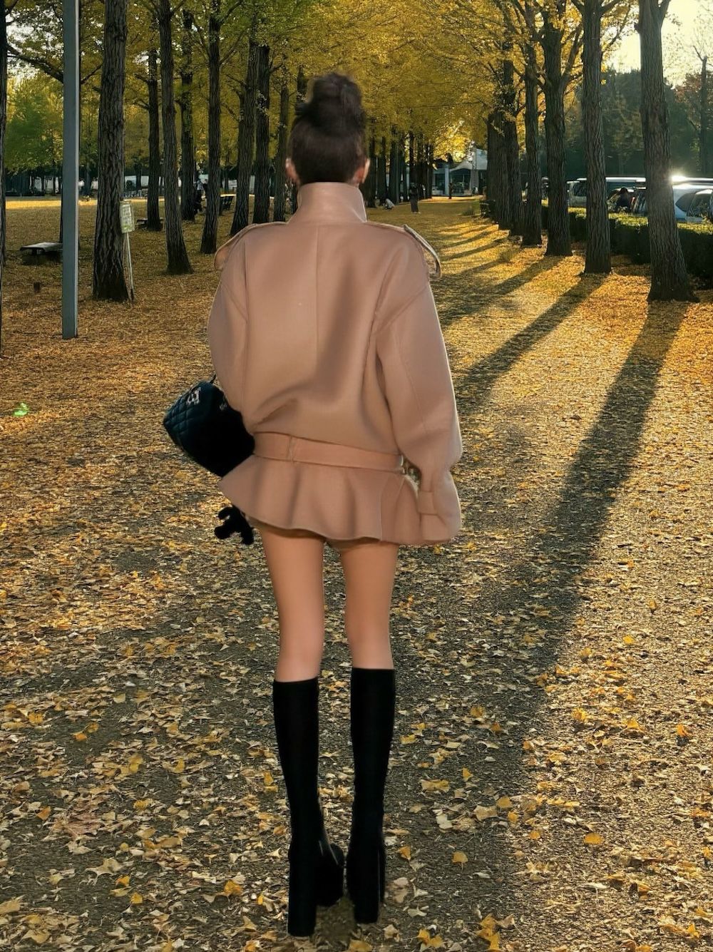 モデル：158cm（着用サイズ：FREE　着用カラー：CAM）