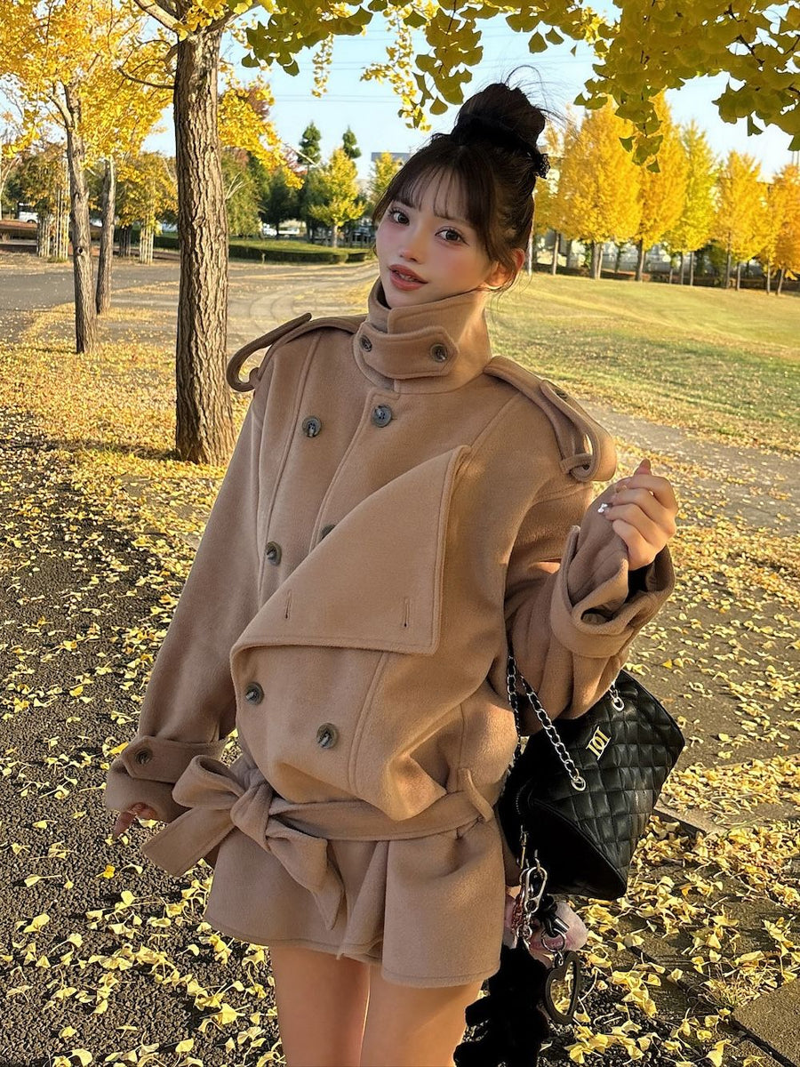 モデル：158cm（着用サイズ：FREE　着用カラー：CAM）