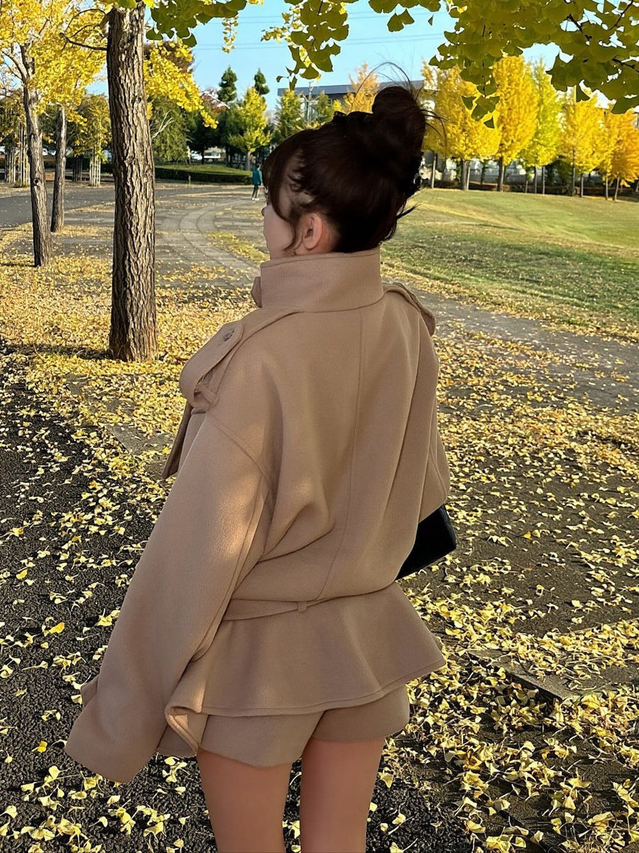 モデル：158cm（着用サイズ：FREE　着用カラー：CAM）