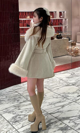 モデル：158cm（着用サイズ：FREE　着用カラー：BEG）